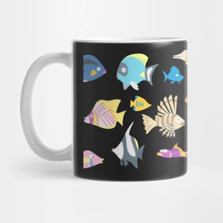 Tropical Fish Pattern Mug